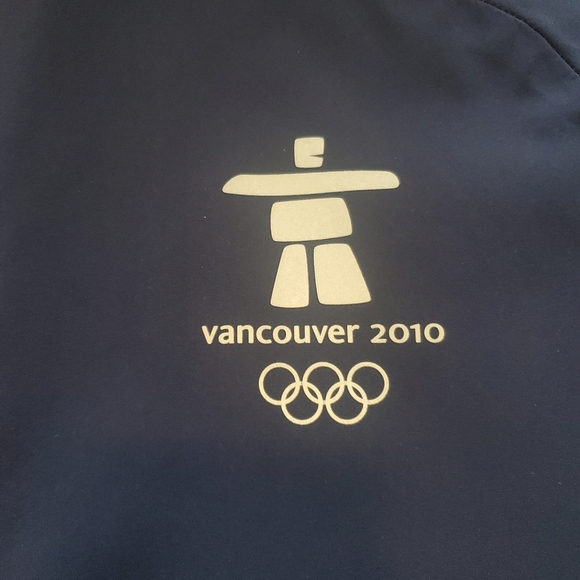 Elevate Vancouver Olympics 2010 Official Rain Jacket Women's Medium Blue - Picture 2 of 12